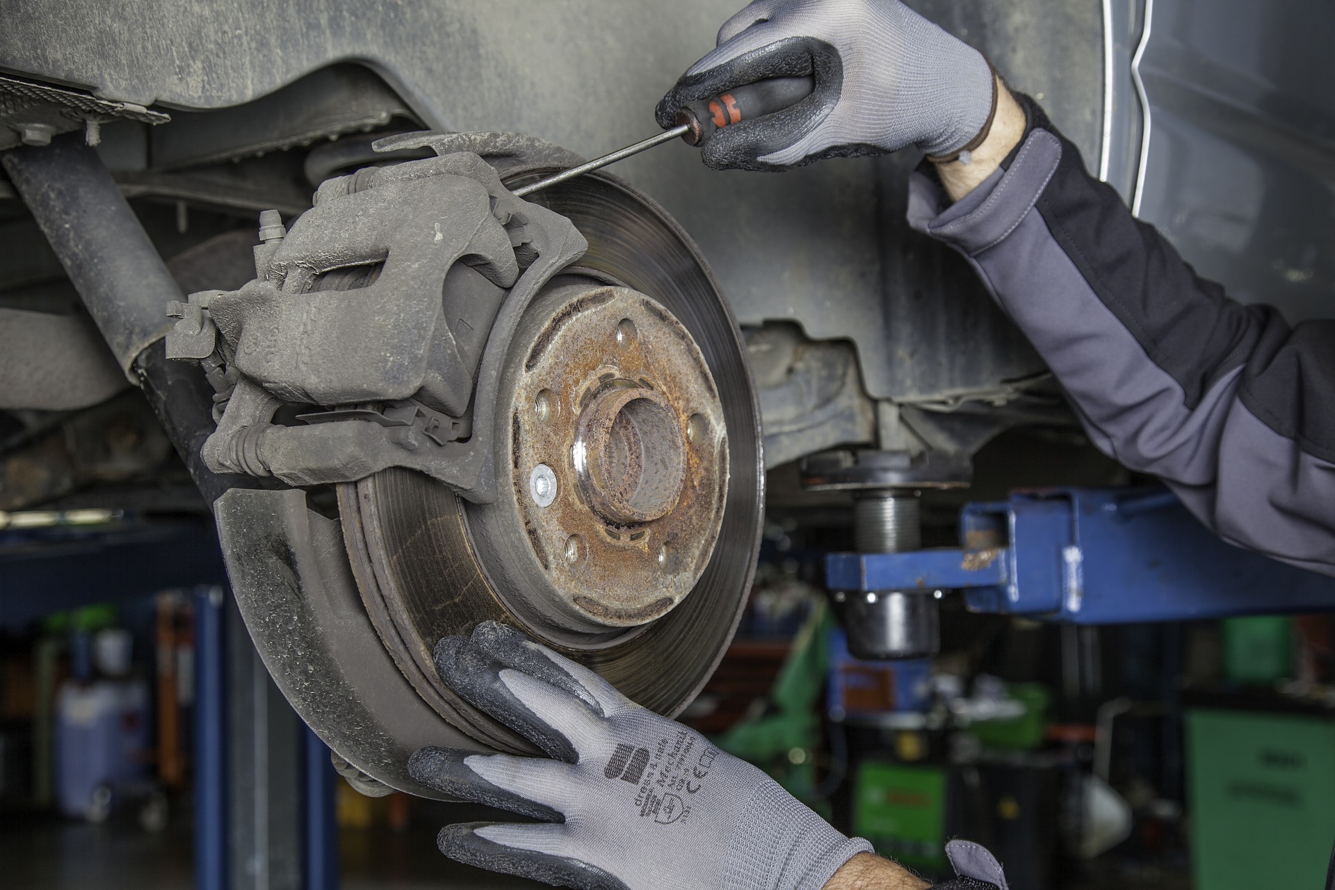 Brake line & discs 