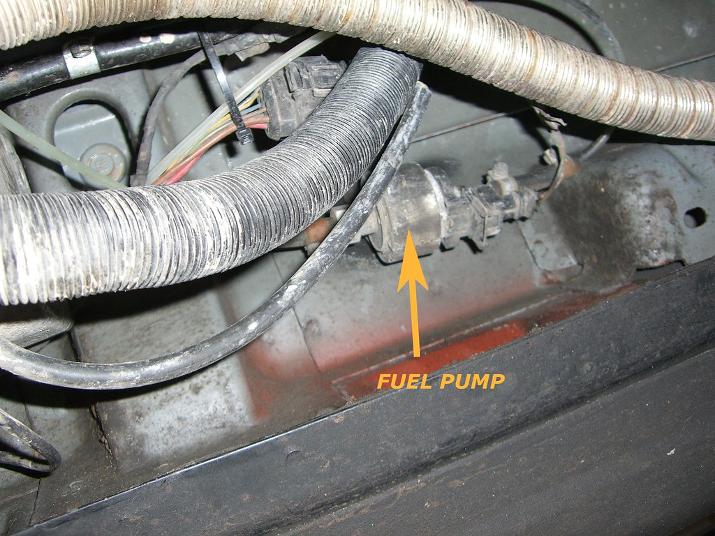 Close up of a fuel pump